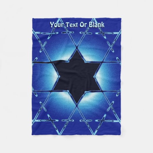 Magen Gimel Fleece Deken (Voorkant)
