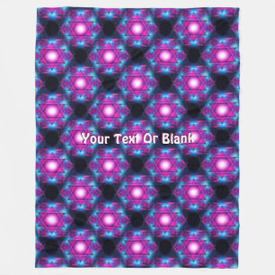 Magen Heh Fractal Fleece Deken