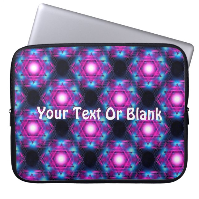 Magen Heh Fractal Laptop Sleeve (Voorkant)