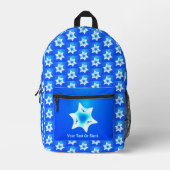 Magen Lavan (White Star) Bedrukte Rugzak (Voorkant)