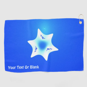 Magen Lavan (White Star) Golfhanddoek
