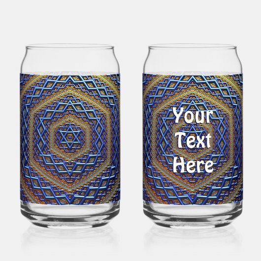 Magène métallique orné David (Recto)