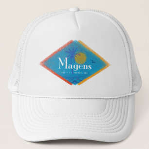 Magens Bay Mid Century Retro USVI St. Thomas Trucker Pet