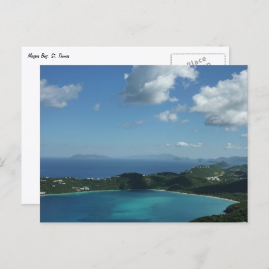 Magens Bay, St. Thomas Beauful Island Scene Briefkaart (Voorkant / Achterkant)