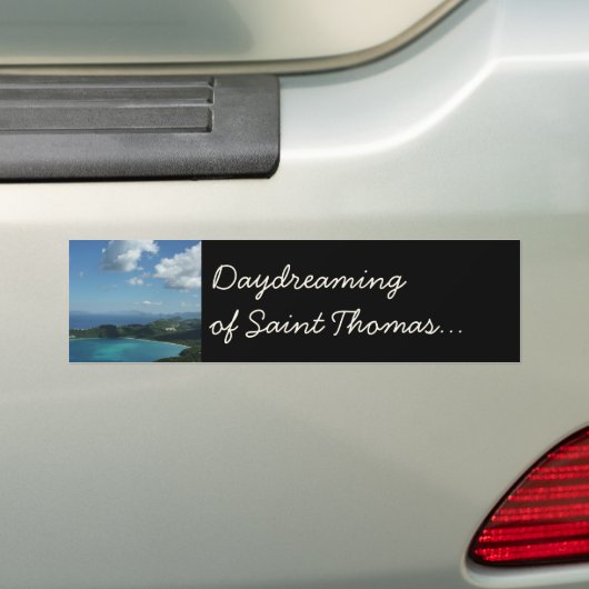 Magens Bay, St. Thomas Beauful Island Scene Bumpersticker (Op auto)