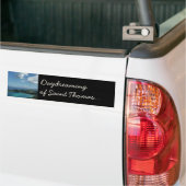 Magens Bay, St. Thomas Beauful Island Scene Bumpersticker (Op Truck)