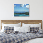 Magens Bay, St. Thomas Beauful Island Scene Canvas Afdruk (Insitu (Slaapkamer))