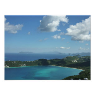 Magens Bay, St. Thomas Beauful Island Scene Foto Afdruk