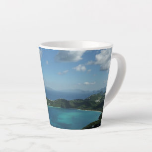 Magens Bay, St. Thomas Beauful Island Scene Latte Mok
