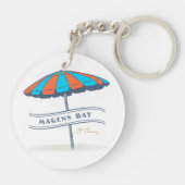 Magens Bay St Thomas USVI Caribbean Beach Time Sleutelhanger (Achterkant)