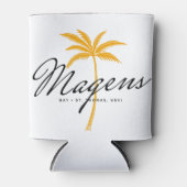 Magens Bay St Thomas USVI minimale palmboom Blikjeskoeler (Voorkant)