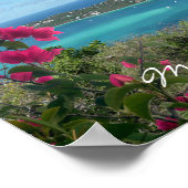 Magens Bay St. Thomas USVI Tropical Beach foto Poster (Hoek)