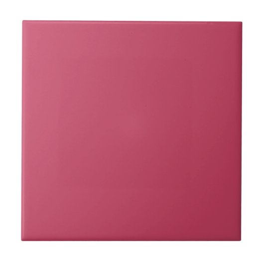 Magenta Alive — Medium roze vaste kleur Tegeltje (Voorkant)