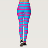 Magenta All-over-Print Leggings (Achterkant)