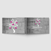 Magenta Arbre des Coeurs Livre d'or Mariage (Complet)