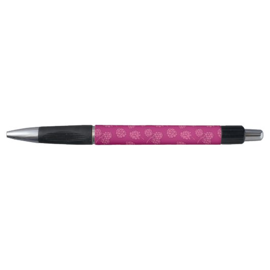 Magenta Berry Pattern Pen (Voorkant)