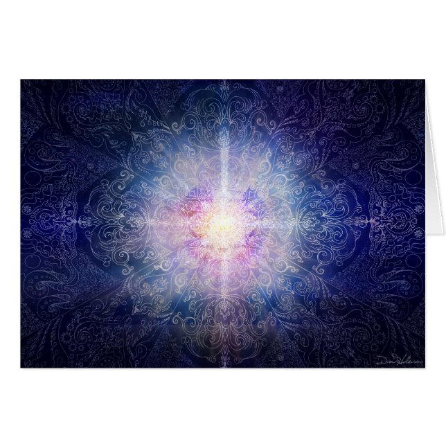 Magenta bleu de mandala (Devant horizontal)