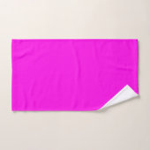 Magenta brillant (couleur solide) (Serviette à main)