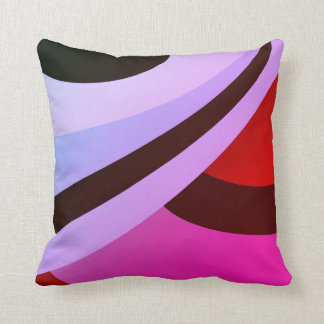 Magenta Brown Lavender modern hedendaags design Kussen