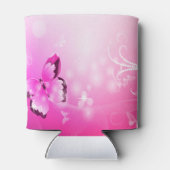 Magenta Butterfly Blikjeskoeler (Achterkant)