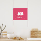 Magenta Butterfly spire Virtue Poster (Cuisine)