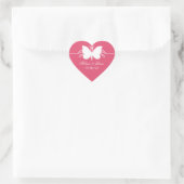 Magenta Butterfly Stickers Mariage (Sac)