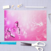 Magenta Butterfly Tissuepapier (Craft)