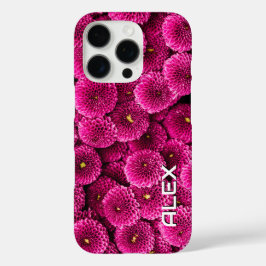 Magenta Chrysanthemum iPhone Case – Bold Floral Ar