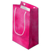 Magenta Cloud Effect Klein Cadeauzakje (Voorkant Gekanteld)