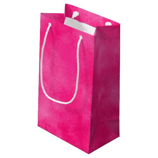 Magenta Cloud Effect Klein Cadeauzakje (Achterkant Gekanteld)
