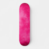 Magenta Cloud Effect Skateboard (Voorkant)