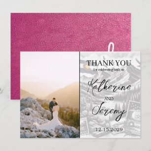 Magenta Colorado Passport bedankje Bedankkaart