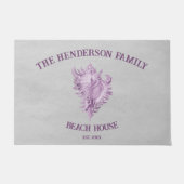 Magenta Conch Shell Doormat Deurmat (Voorkant)