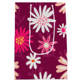 Magenta Daisy Design Medium Cadeauzakje (Achterkant)