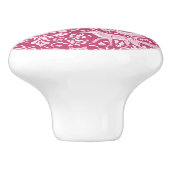 Magenta Deer Fox Rabbit Woodland Animal Natuur Keramische Knop (Zijkant)