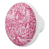 Magenta Deer Fox Rabbit Woodland Animal Natuur Keramische Knop (Rechts)