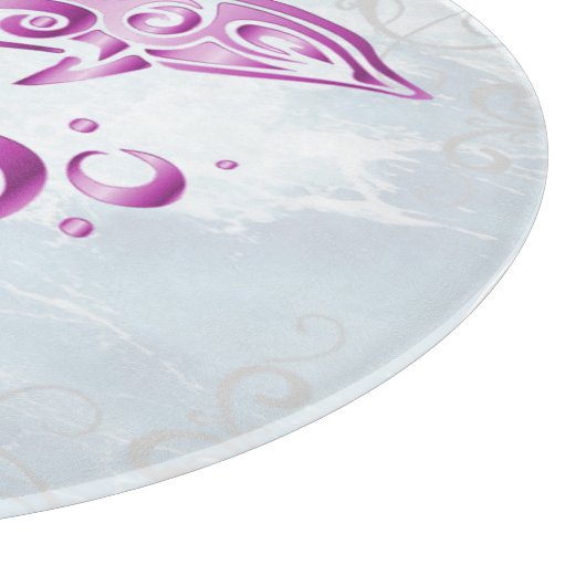 Magenta Dolphin - Aangepast Snijplank (Hoek)