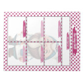 Magenta Dr Gnome Verpleegkunde Student Skills Sjab Notitieblok (Voorkant)