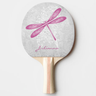 Magenta Dragonfly Aangepaste pingpongpeddel Tafeltennisbatje