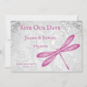 Magenta Dragonfly bewaart de datum aankondiging (Voorkant)