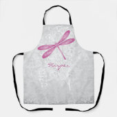 Magenta Dragonfly Personnalisé tablier (Recto)
