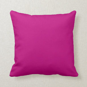 Magenta (effen kleur) kussen