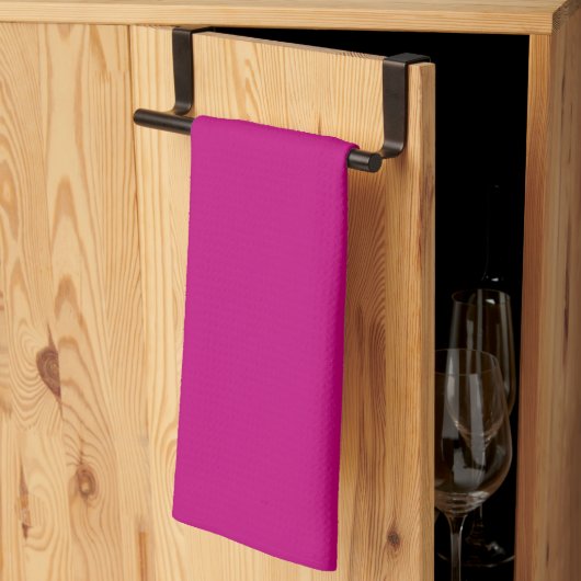 Magenta (effen kleur)  theedoek (Derde Gevouwen)