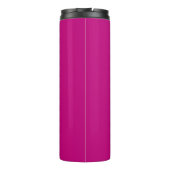 Magenta (effen kleur) thermosbeker (Achterkant)