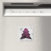 Magenta Festif Arbre de Noël Magnet (In Situ (Lave-vaisselle))