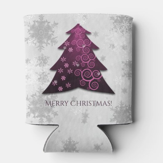 Magenta Festive Arbre de Noël Glacière (Dos)