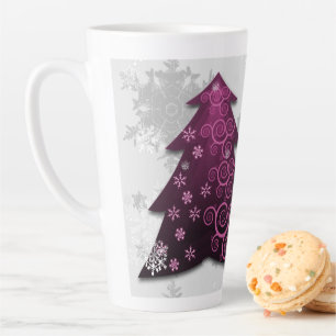 Magenta Festive kerstboomlatte Mok