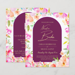 Magenta Floral Wedding
