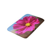 Magenta Flower Badmat (Gekanteld)