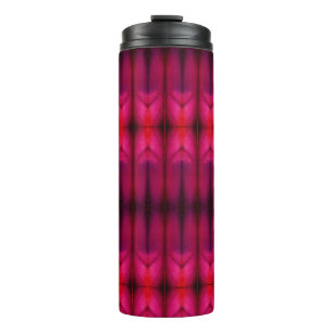 Magenta Flower Ikat Reco Thermosbeker